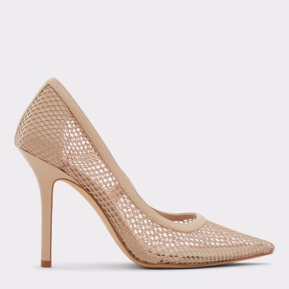 ALDO Monaco mesh pump Bone nude cream 9 - Picture 2 of 14